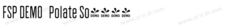 FSP DEMO   Polate So字体转换
